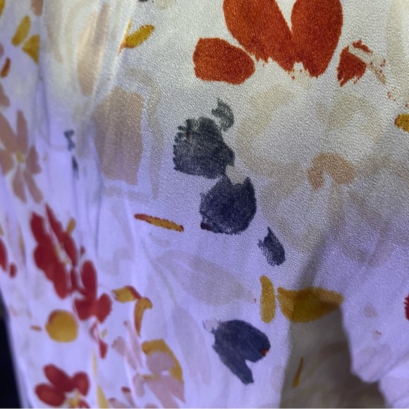 Grade & Gather, large, sleeveless women’s blouse, multiple tieback, floral - Picture 14 of 16